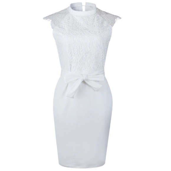 🆕 Romantic White Lace Dress - Picture 5 of 7